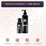 SHAMPOOING À LA KÉRATINE + SÉRUM CAPILLAIRE