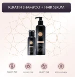 SHAMPOOING À LA KÉRATINE + SÉRUM CAPILLAIRE